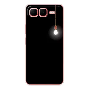 Чохол з картинками на чорному фоні для Infinix Smart 10 Plus (Лампочка)