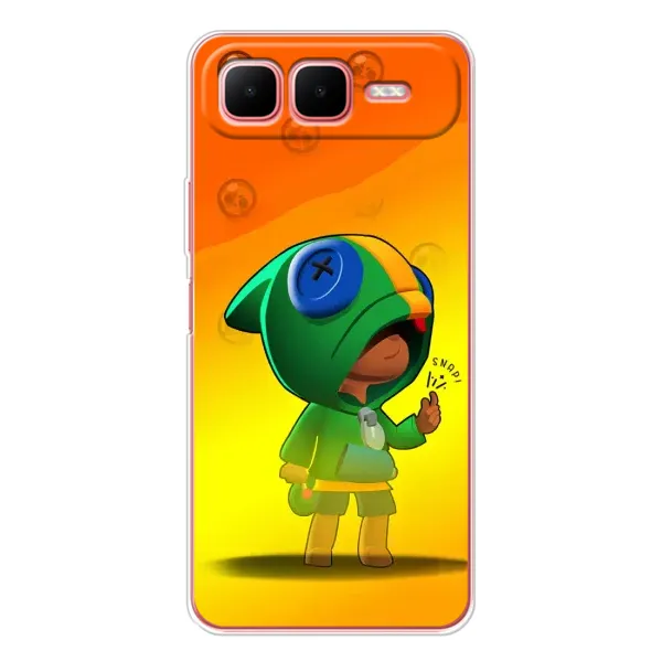 Чехол с рисунком «LEON в кофте» для Infinix Smart 10 Plus