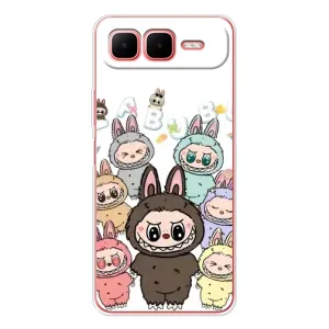 Чехол с принтом Лабубу для Infinix Smart 10 Plus (Маленькие Лабубу)