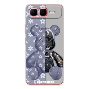 Силиконовый чехол для Infinix Smart 10 Plus (Медведь Louis Vuitton)