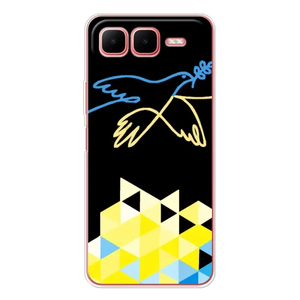 Чехол с рисунком «Мир для Украины» для Infinix Smart 10 Plus Чехол с рисунком «Мир для Украины» для Infinix Smart 10 Plus