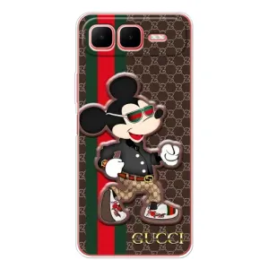 Чехлы Бренд GUCCI для Infinix Smart 10 Plus (Маус Гуччи)
