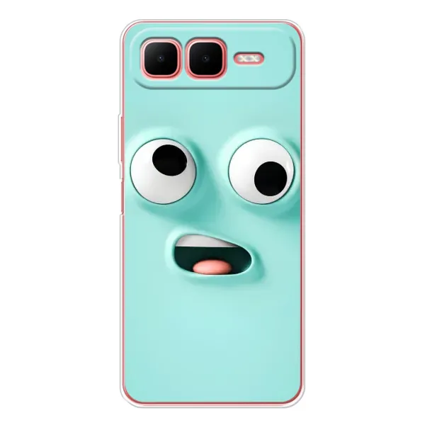 Чехол с рисунком «Забавное мятное лицо» для Infinix Smart 10 Plus Чехол с рисунком «Забавное мятное лицо» для Infinix Smart 10 Plus