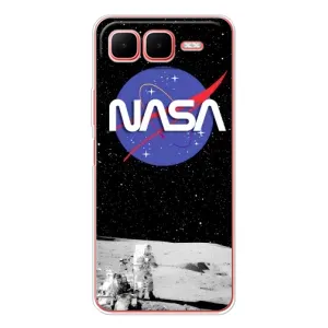 Силіконовый бампер з принтом "Наса" на Infinix Smart 10 Plus (Nasa на місяці)