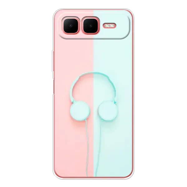 Чехол с рисунком «Наушники» для Infinix Smart 10 Plus Чехол с рисунком «Наушники» для Infinix Smart 10 Plus