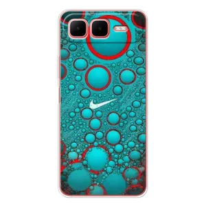 Силиконовый Чехол на Infinix Smart 10 Plus с картинкой Nike (Найк зеленый)