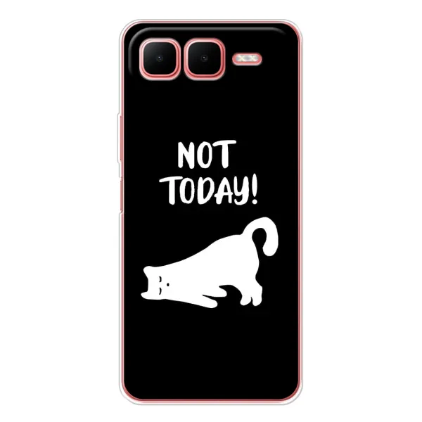 Чехол с рисунком «Not Today» для Infinix Smart 10 Plus Чехол с рисунком «Not Today» для Infinix Smart 10 Plus