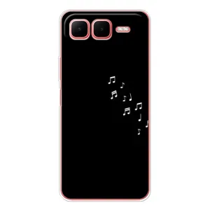 Чохол з картинками на чорному фоні для Infinix Smart 10 Plus (Ноти)