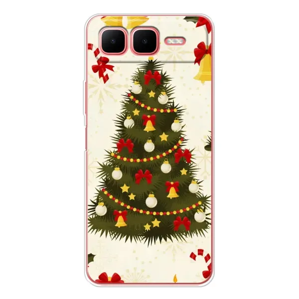 Чехол с рисунком «Новогодний принт» для Infinix Smart 10 Plus Чехол с рисунком «Новогодний принт» для Infinix Smart 10 Plus