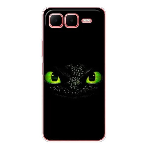 Чехол с рисунком «Глаза Беззубика» для Infinix Smart 10 Plus Чехол с рисунком «Глаза Беззубика» для Infinix Smart 10 Plus