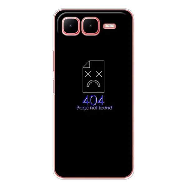 Чехол с рисунком «Ошибка 404» для Infinix Smart 10 Plus Чехол с рисунком «Ошибка 404» для Infinix Smart 10 Plus