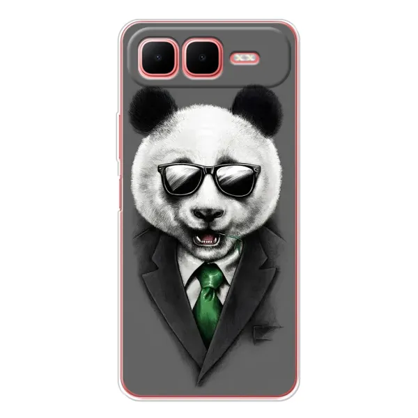 Чехол с рисунком «Панда в очках» для Infinix Smart 10 Plus Чехол с рисунком «Панда в очках» для Infinix Smart 10 Plus