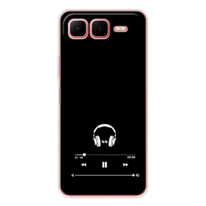 Чохол з картинками на чорному фоні для Infinix Smart 10 Plus (Плеєр)