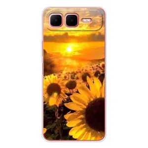 Чехол с Цветами для Infinix Smart 10 Plus (поле подсолнухов)