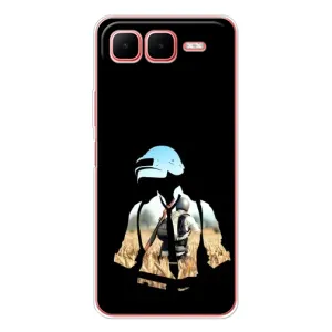 Силиконовый чехол с картинкой "Герой Pubg" на Infinix Smart 10 Plus (Пубг мен)
