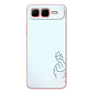 Чохол (Знак сердечка) для Infinix Smart 10 Plus (Сердечко на блакитному)