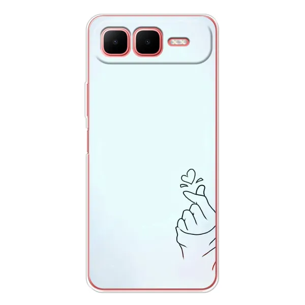 Чехол с рисунком «Сердце на голубом» для Infinix Smart 10 Plus Чехол с рисунком «Сердце на голубом» для Infinix Smart 10 Plus