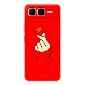 Чохол (Знак сердечка) для Infinix Smart 10 Plus (Сердечко на червоному)