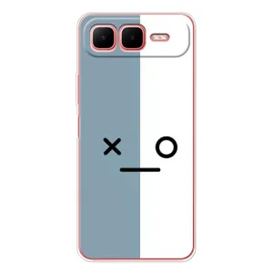 Чохли (ТПУ) (смішні стікери) для Infinix Smart 10 Plus (Сіро-білий)