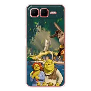 Друкований чохол з принтом Шрек для Infinix Smart 10 Plus (Шрек і Фіона)