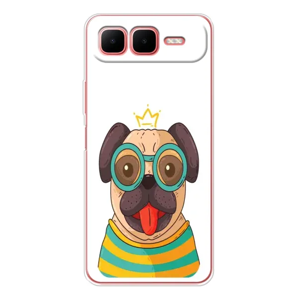 Чехол с рисунком «Собака Король» для Infinix Smart 10 Plus Чехол с рисунком «Собака Король» для Infinix Smart 10 Plus