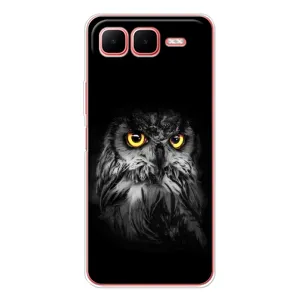 Чехлы с принтом СОВЫ для Infinix Smart 10 Plus (Сова на чёрном)