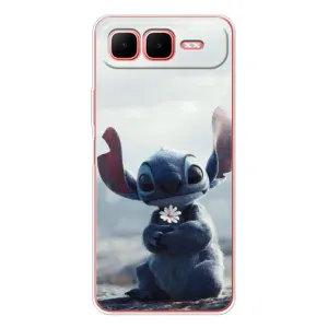 Чохол з малюнком Стіч для Infinix Smart 10 Plus (Стіч з квіткою)