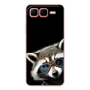 Силіконовий Чохол з Энотами на Infinix Smart 10 Plus (Стильний Єнот)