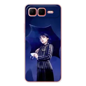 Чохол з картинкою Венсдей на Infinix Smart 10 Plus (Венсдей з парасолькою)