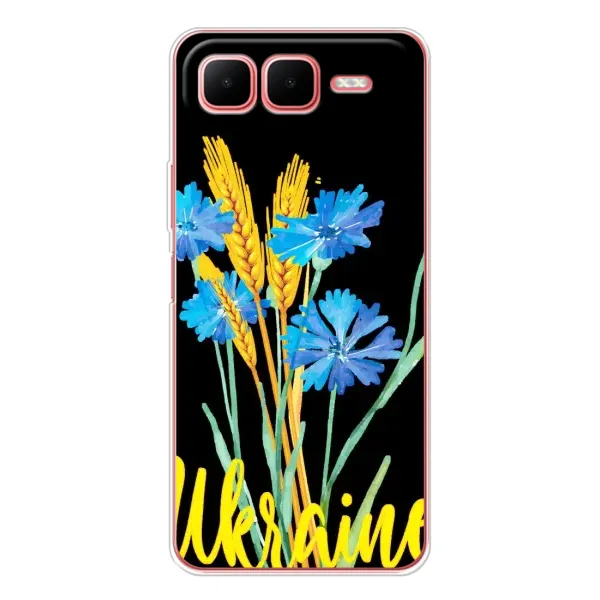 Чехол с рисунком «Ukraine в цветочках» для Infinix Smart 10 Plus Чехол с рисунком «Ukraine в цветочках» для Infinix Smart 10 Plus