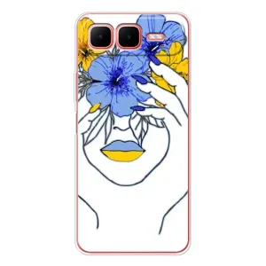 Чохол на Infinix Smart 10 Plus (Український дизайн) (Українка на всю голову)
