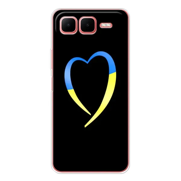 Чехол с рисунком «Украинское сердце» для Infinix Smart 10 Plus Чехол с рисунком «Украинское сердце» для Infinix Smart 10 Plus