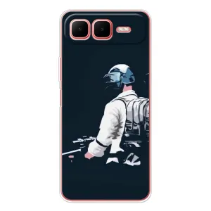 Силиконовый чехол с картинкой "Герой Pubg" на Infinix Smart 10 Plus (В экиперовке)