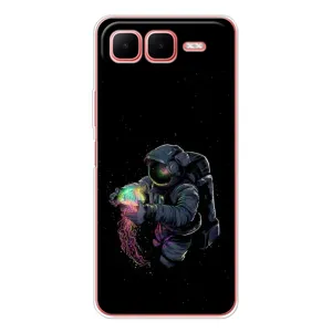 Силіконовый Чохол з принтом "Космонавти" на Infinix Smart 10 Plus (В руках земля)