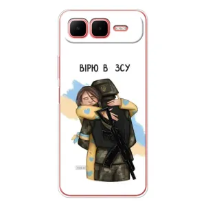 Патріотичний Чохол для Infinix Smart 10 Plus (Віримо у ЗСУ)