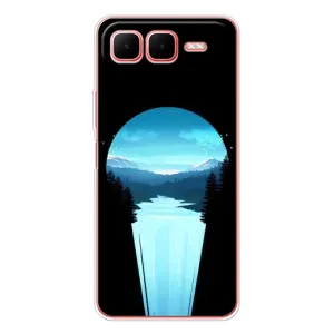 Летний Чехол на Infinix Smart 10 Plus (Синий Водопад)