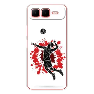 Чохли з прінтом Спортивна тематика для Infinix Smart 10 Plus (Волейболіст)