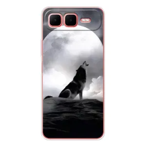 Чехол с Волком на Infinix Smart 10 Plus (Волк и луна)