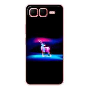 Силиконовый бампер с картинкой животных для Infinix Smart 10 Plus (Яркий олень)