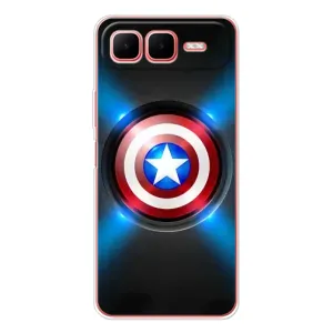 Чехол с Щитом Капитана Америки на Infinix Smart 10 Plus (Яркий Щит Капитана)