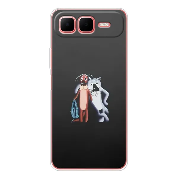 Чехол с рисунком «Шо, опять» для Infinix Smart 10 Plus