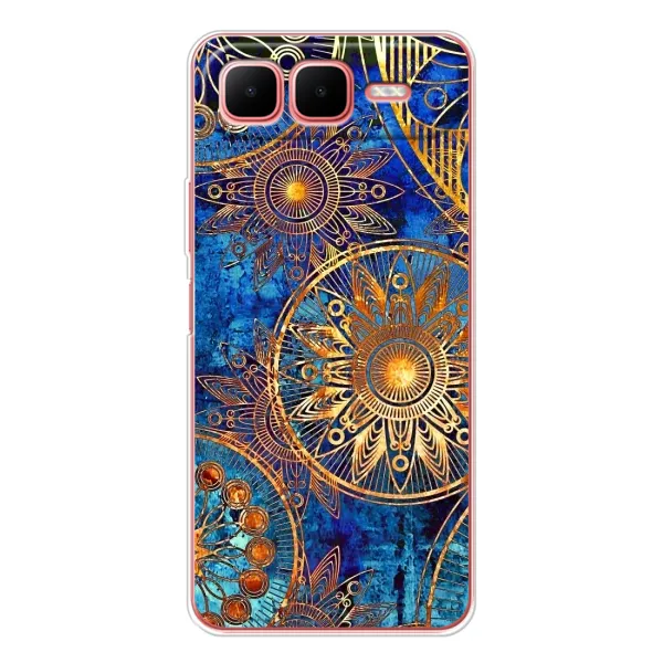Чехол с рисунком «Золотые узоры» для Infinix Smart 10 Plus Чехол с рисунком «Золотые узоры» для Infinix Smart 10 Plus