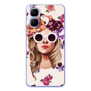 Чохол з картинкою Модні Дівчата Infinix Smart 10 (Дівчина в окулярах)