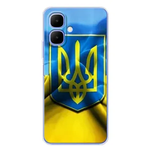 Чохол з картинкою (Патріотичний ГЕРБ) на Infinix Smart 10 (Герб і Прапор України)