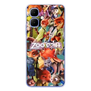 Силіконовий чохол з принтом Зоотрополіс для Infinix Smart 10 (Колаж героїв)