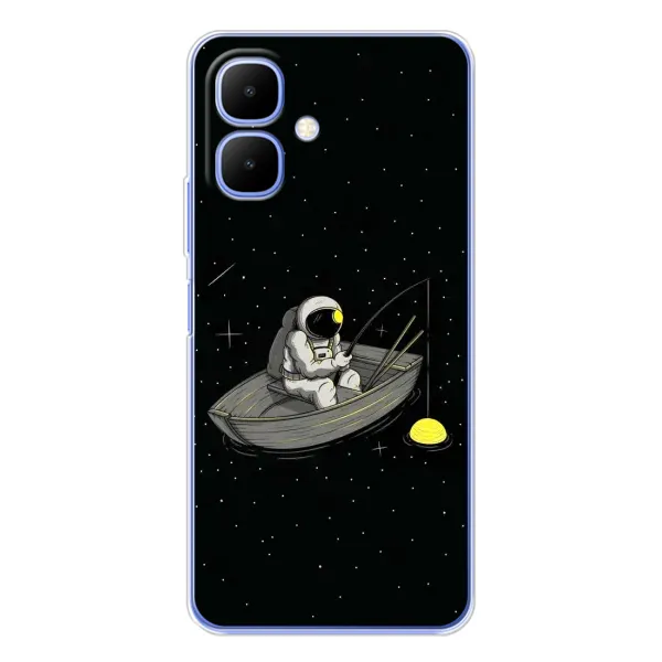 Чехол с рисунком «Космонавт на рыбалке» для Infinix Smart 10 Чехол с рисунком «Космонавт на рыбалке» для Infinix Smart 10