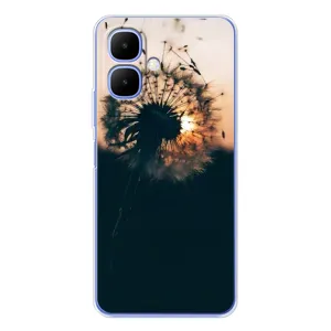 Силиконовый Чехол с одуванчиками на Infinix Smart 10 (Красивый одуванчик)