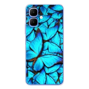 Силиконовый бампер с картинкой животных для Infinix Smart 10 (Крылья бабочек)