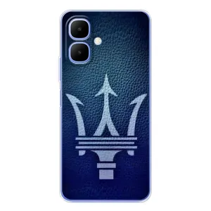 Чехлы с тематикой "Крутые машины" на Infinix Smart 10 (Лого Maserati)