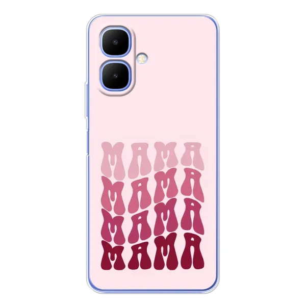 Чехол с рисунком «Надпись мама» для Infinix Smart 10 Чехол с рисунком «Надпись мама» для Infinix Smart 10